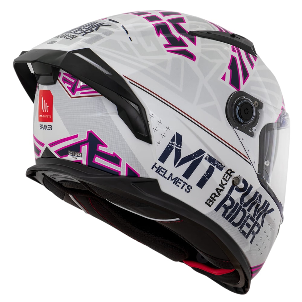 Capacete MT Braker Punk Rider