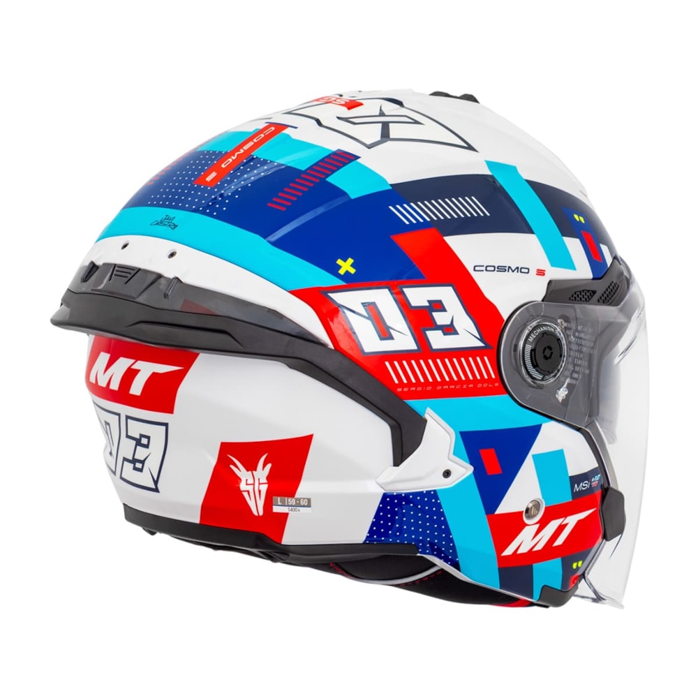 Capacete MT Cosmo Sv Sergio Garcia 2024
