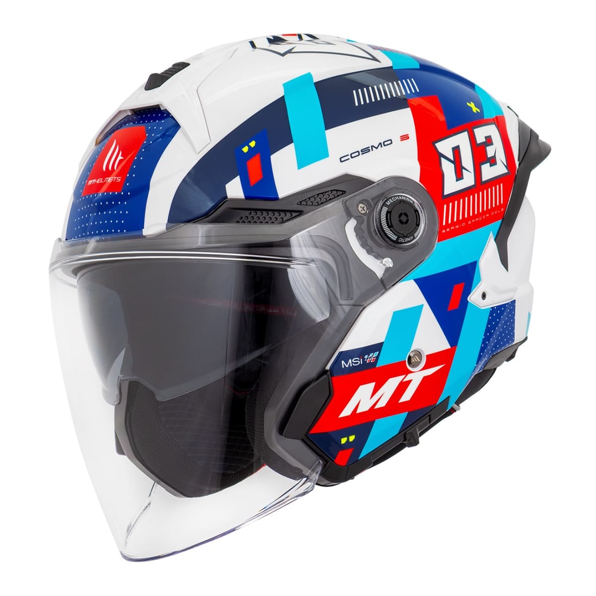 Capacete MT Cosmo Sv Sergio Garcia 2024
