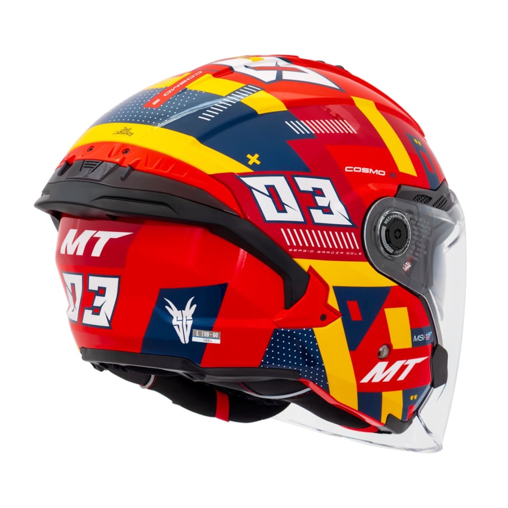 Capacete MT Cosmo Sv Sergio Garcia 2024