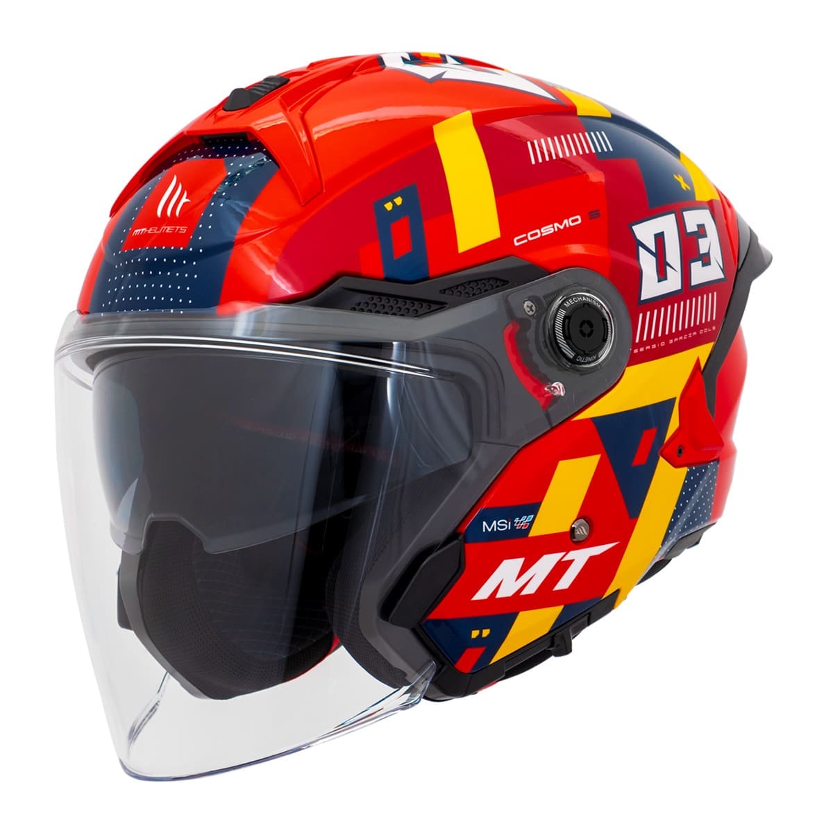 Capacete MT Cosmo Sv Sergio Garcia 2024
