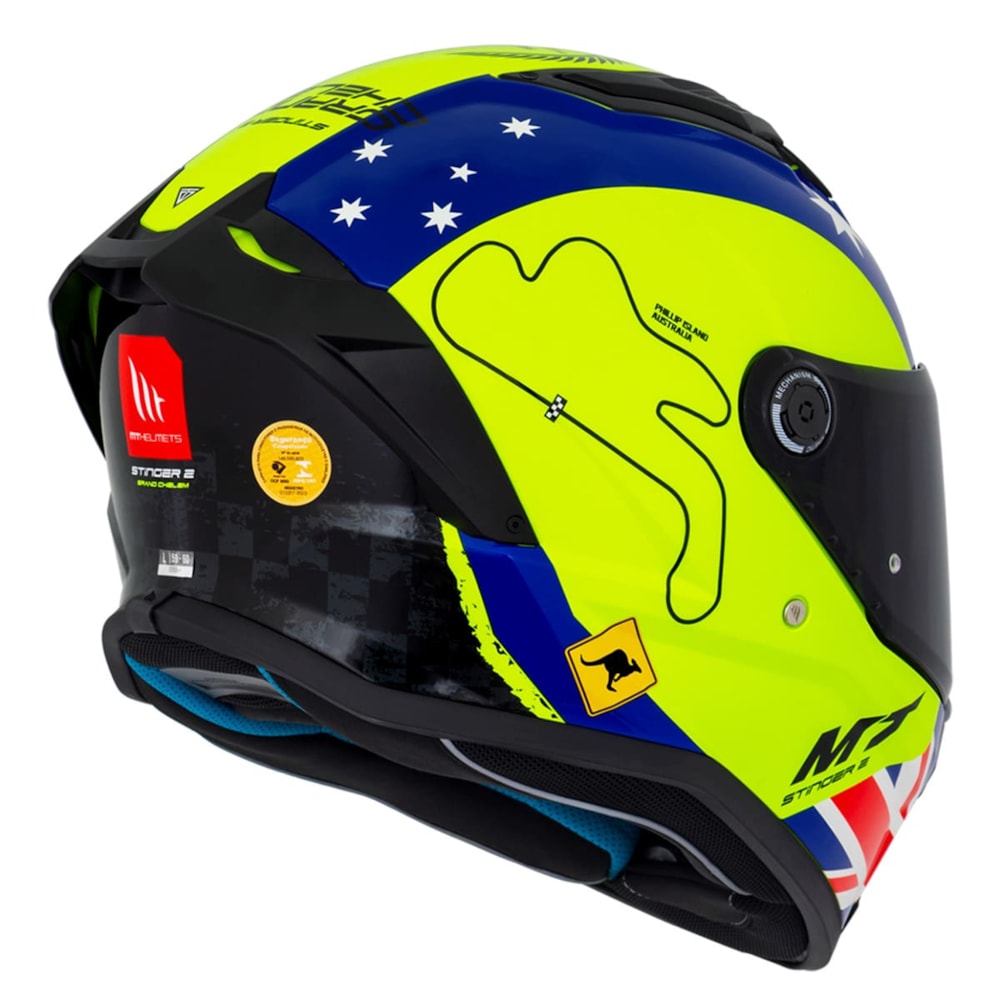 Capacete MT Stinger 2 Grand Chelem Australia