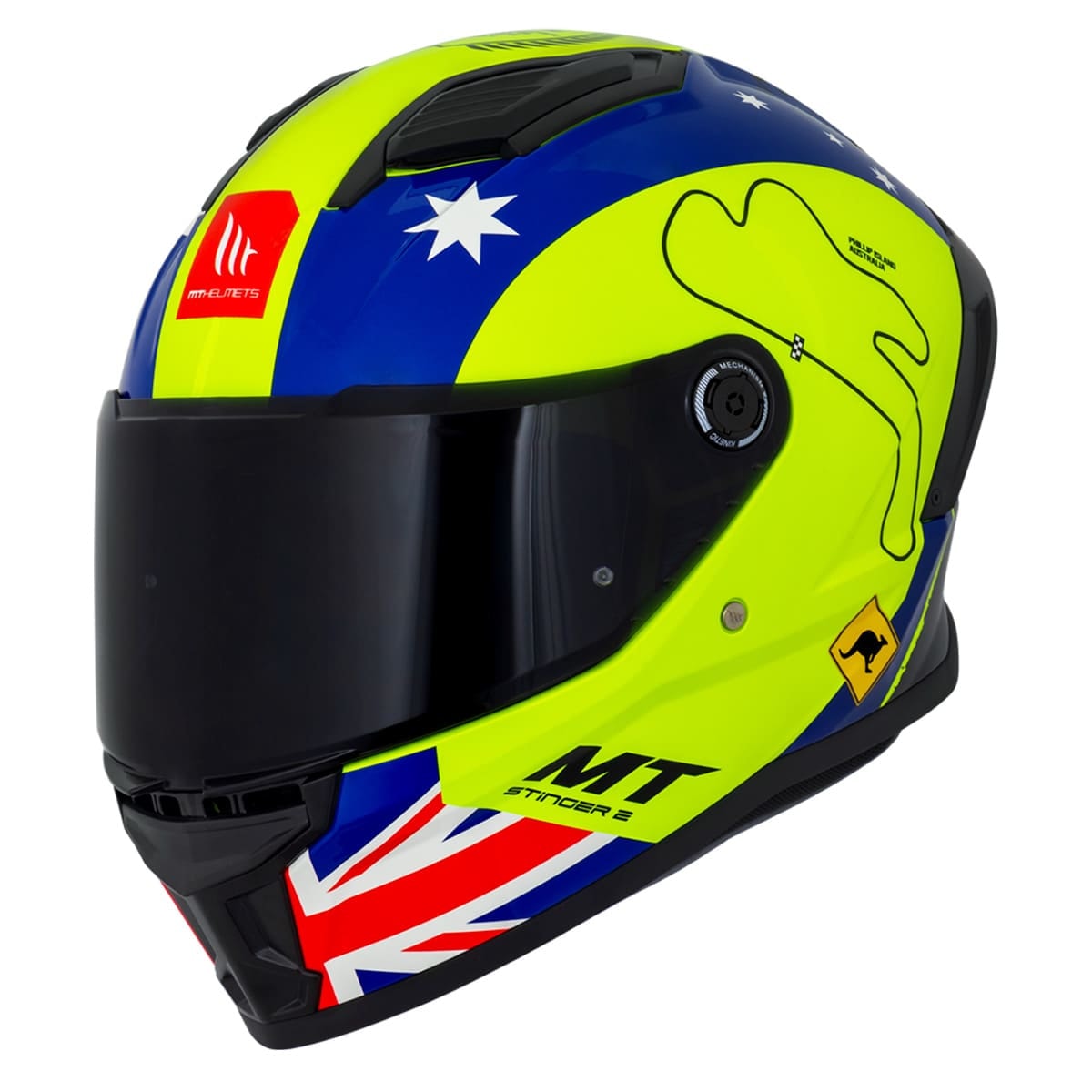 Capacete MT Stinger 2 Grand Chelem Australia - Sacramento