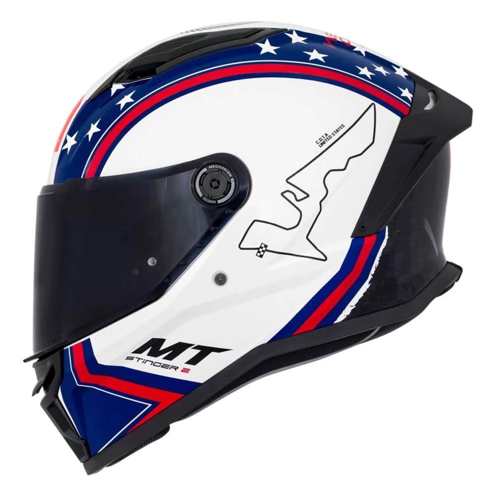 Capacete MT Stinger 2 Grand Chelem USA
