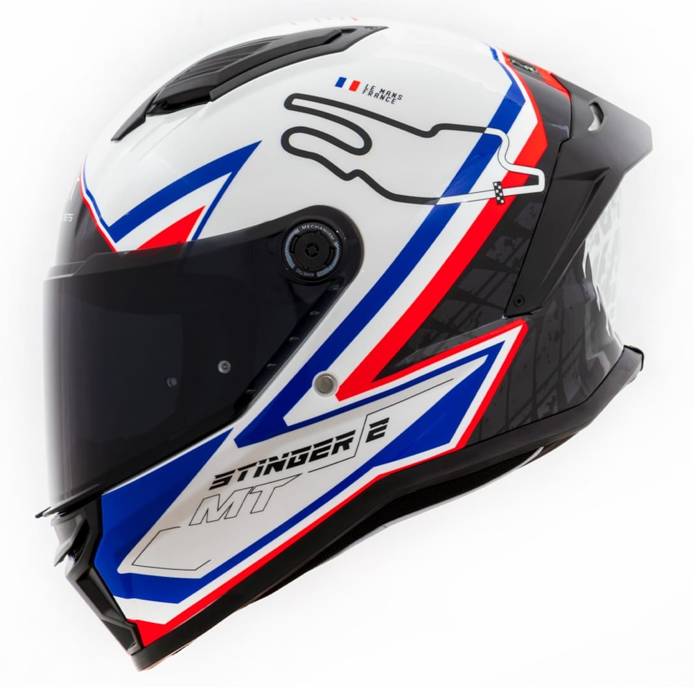 Capacete MT Stinger 2 Grand Prix France