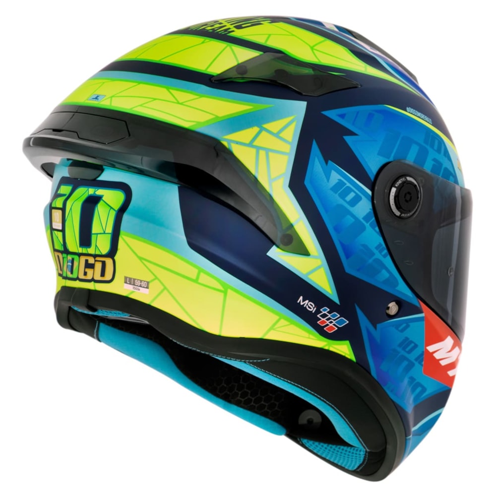 Capacete MT Targo S Diogo Moreira 2023 C7