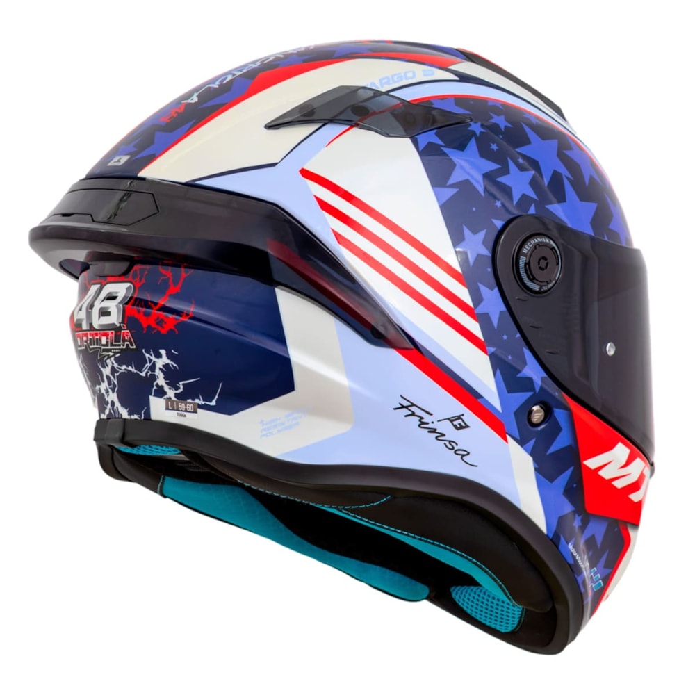Capacete MT Targo S Ivan Ortola Gp das Americas 2024