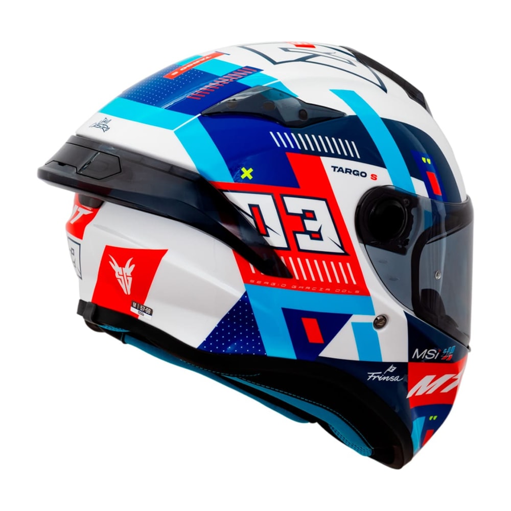 Capacete MT Targo S Sergio Garcia 2024