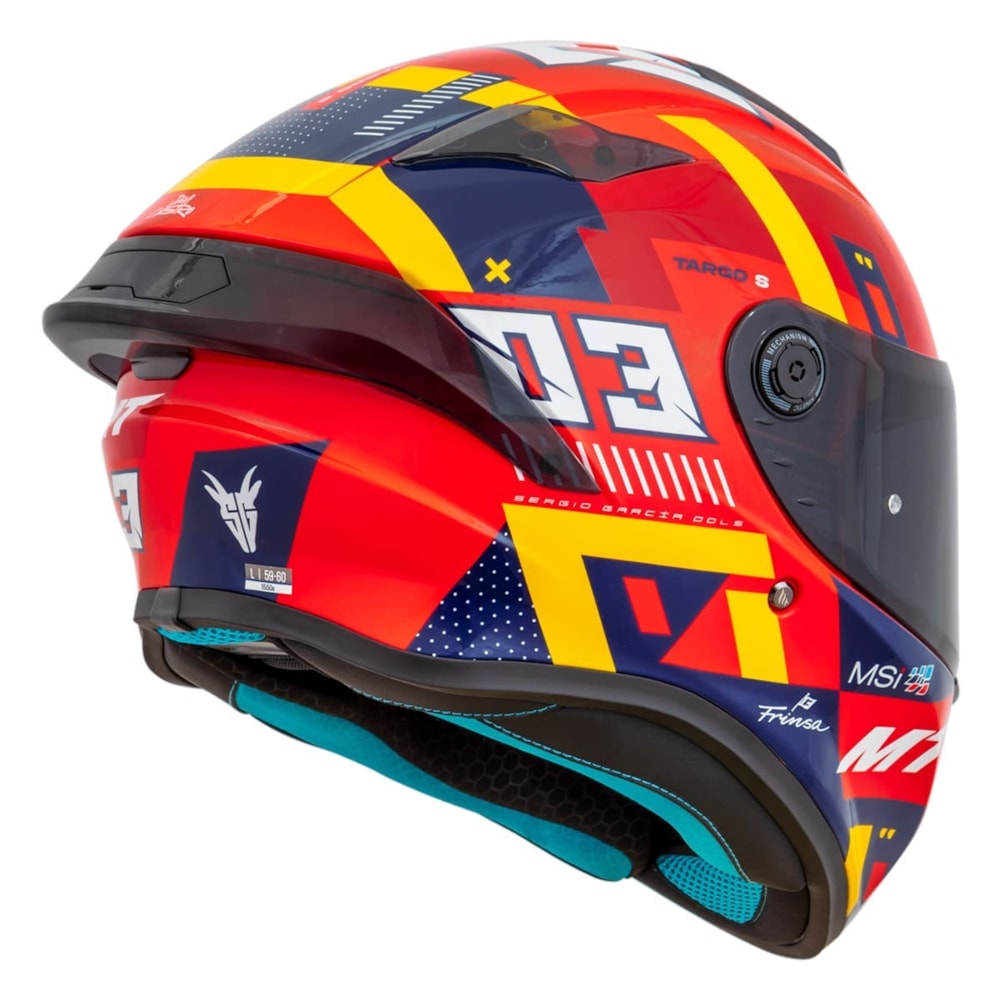Capacete MT Targo S Sergio Garcia 2024