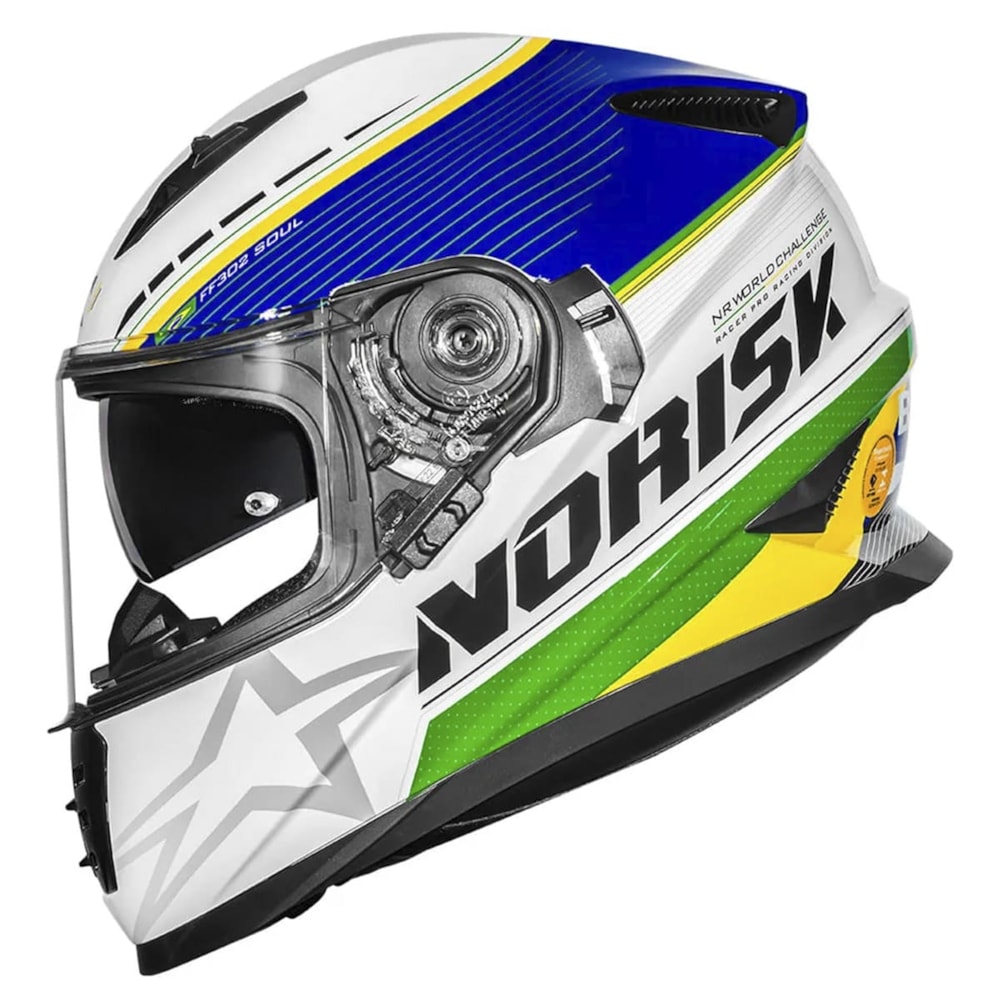 Capacete Norisk Soul 2 FF302 Grand Prix Brazil