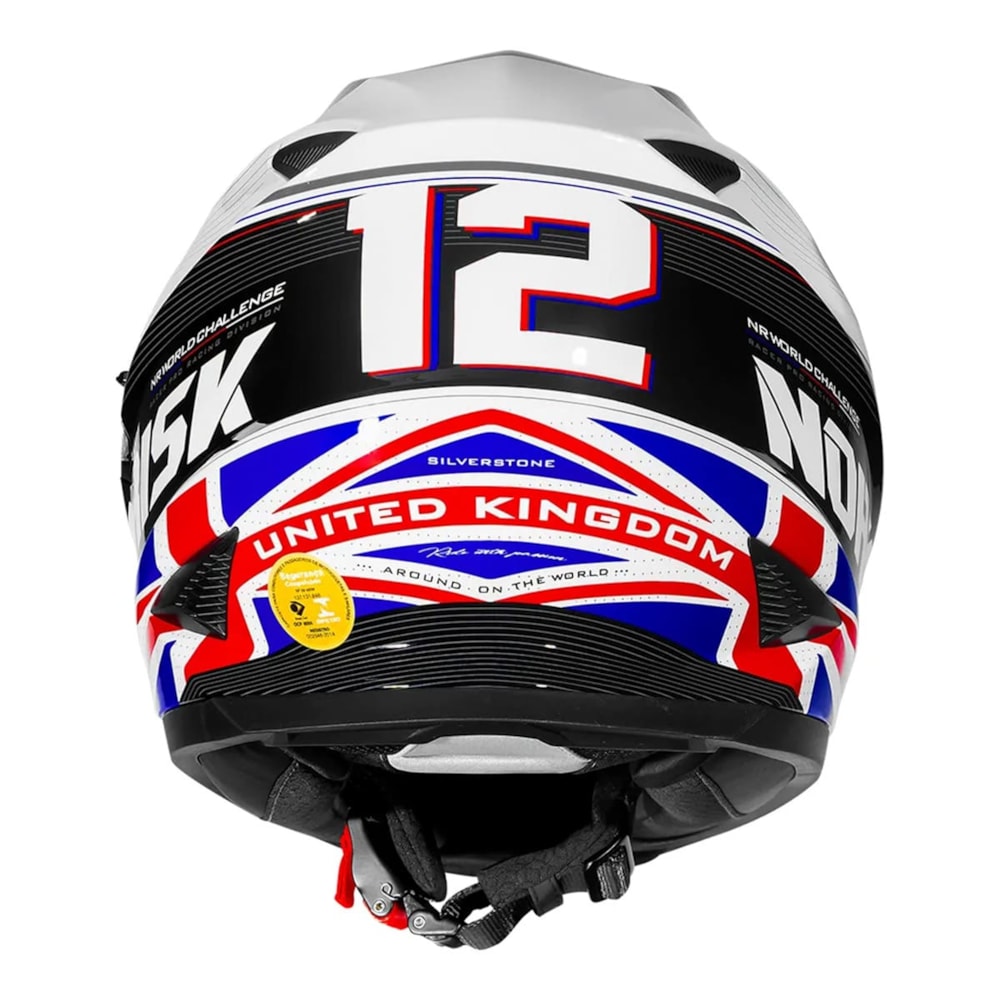 Capacete Norisk Soul 2 FF302 Grand Prix United Kingdom