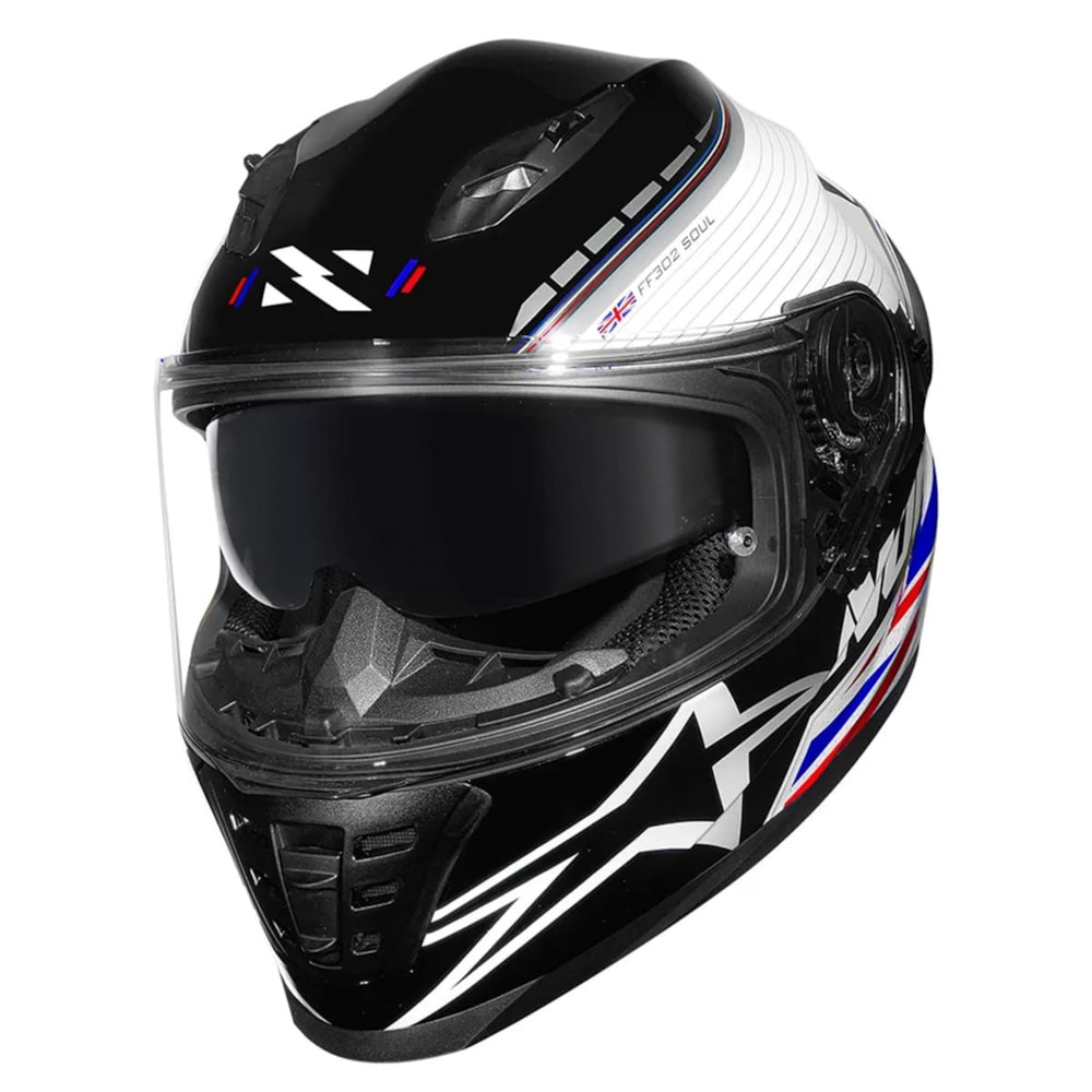 Capacete Norisk Soul 2 FF302 Grand Prix United Kingdom