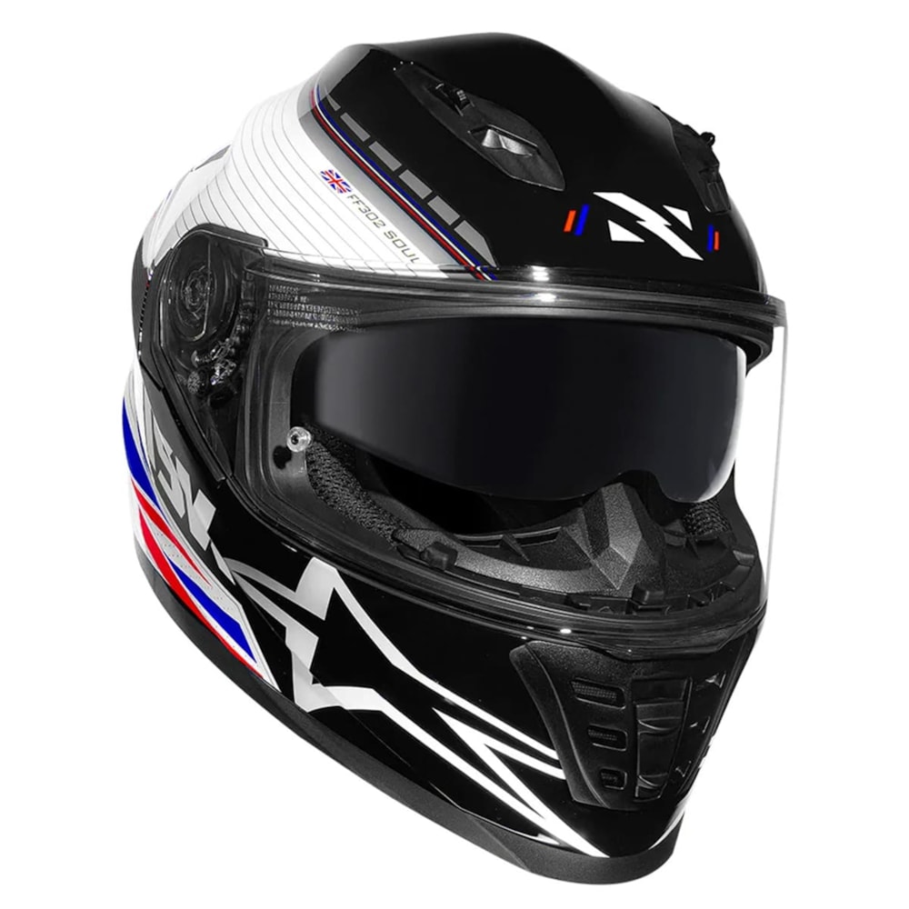 Capacete Norisk Soul 2 FF302 Grand Prix United Kingdom