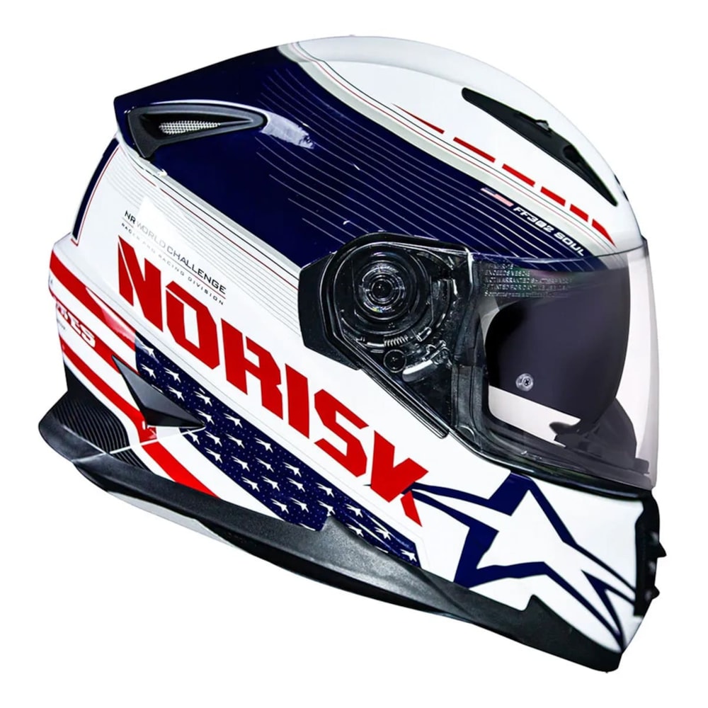 Capacete Norisk Soul 2 FF302 Grand Prix USA