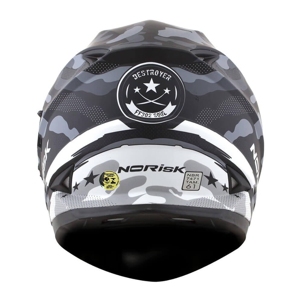 Capacete Norisk Soul FF302 Destroyer Matte