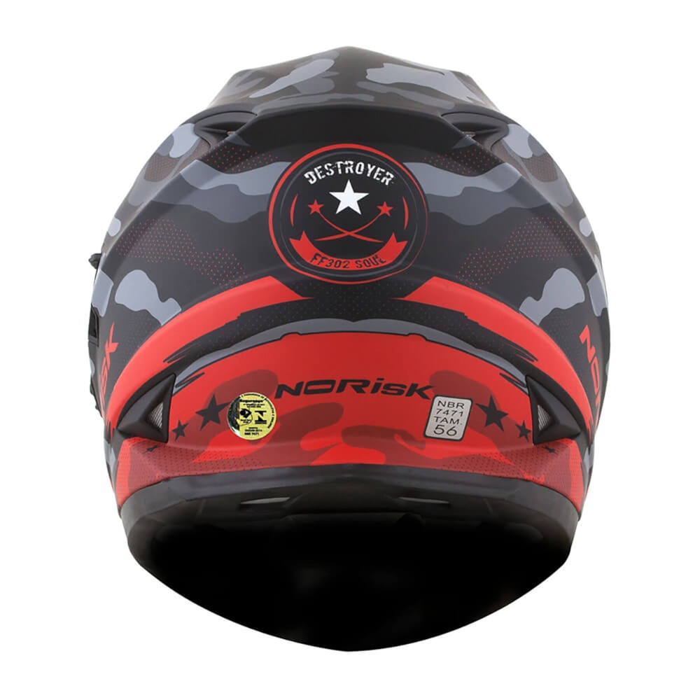 Capacete Norisk Soul FF302 Destroyer Matte