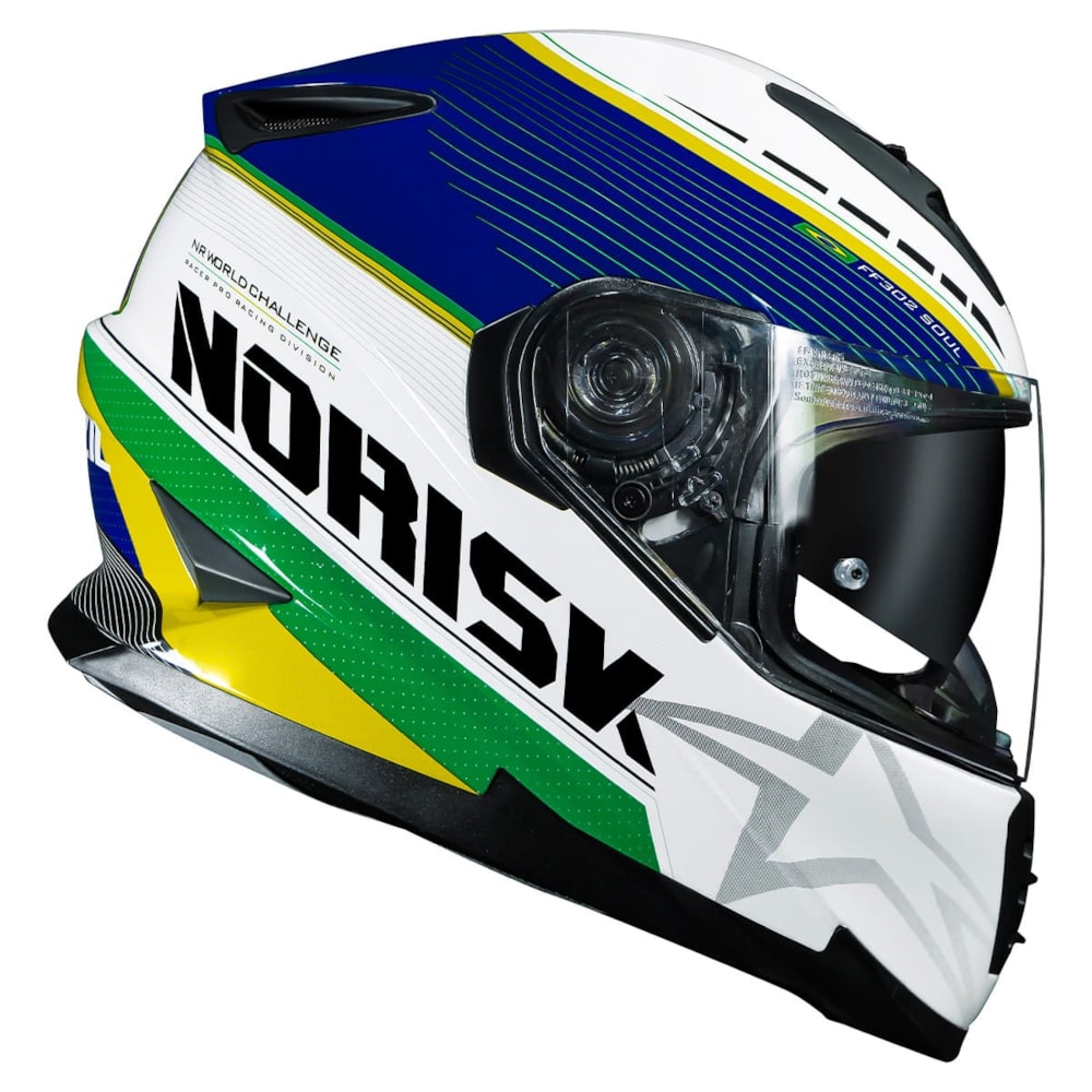 Capacete Norisk Soul FF302 Grand Prix Brasil