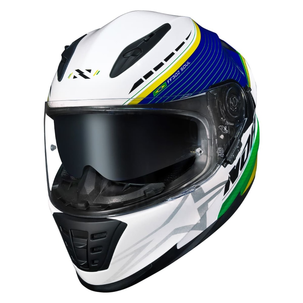 Capacete Norisk Soul FF302 Grand Prix Brasil