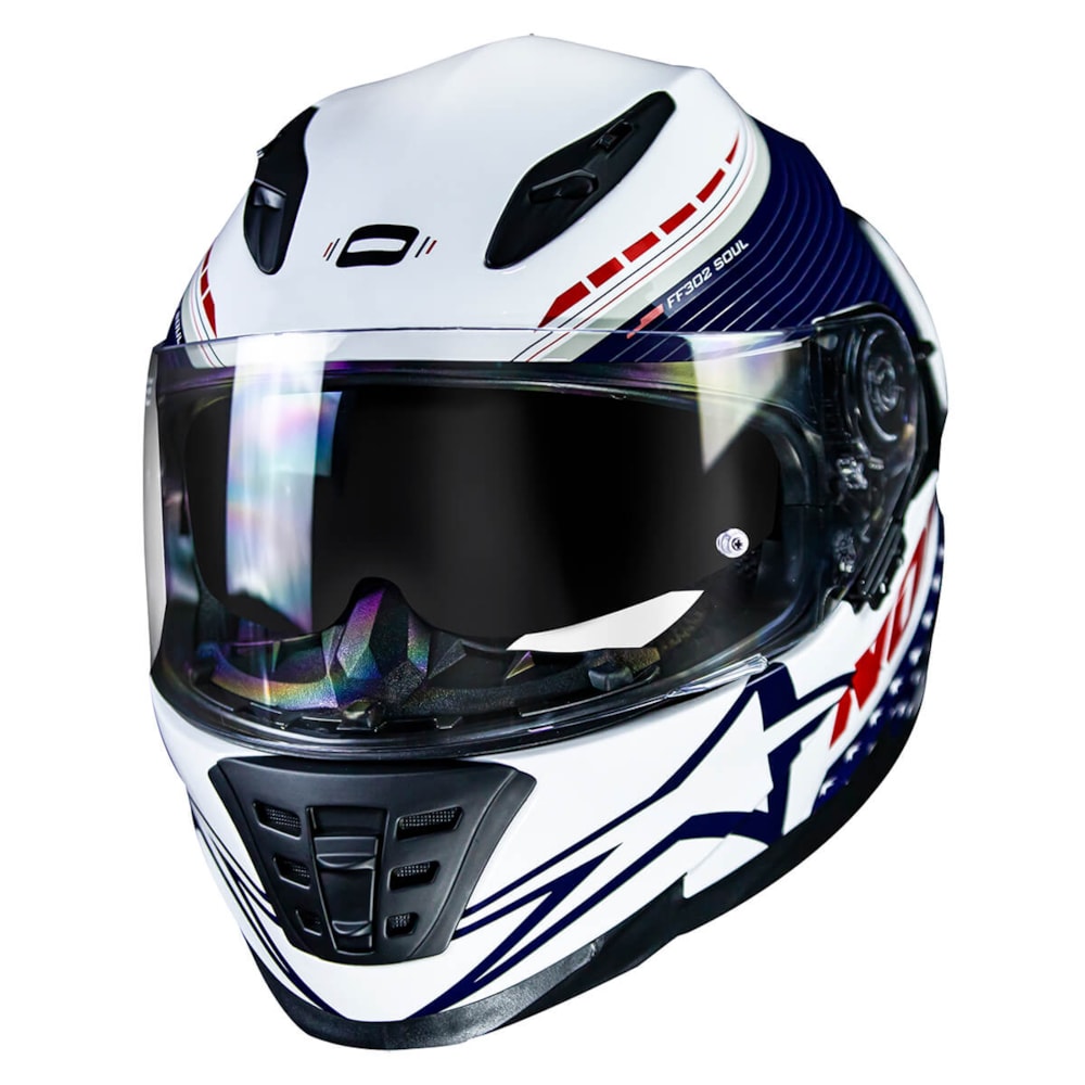 Capacete Norisk Soul FF302 Grand Prix USA