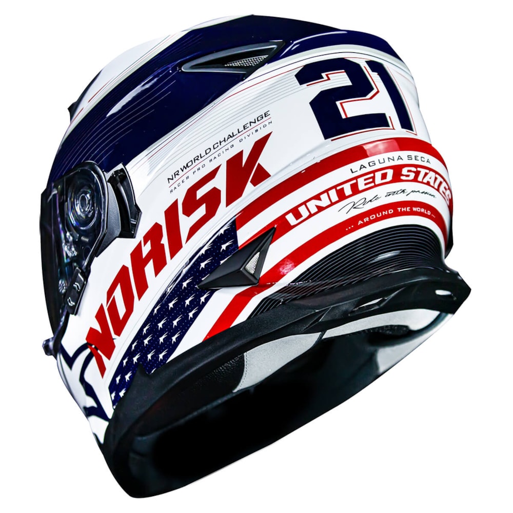 Capacete Norisk Soul FF302 Grand Prix USA