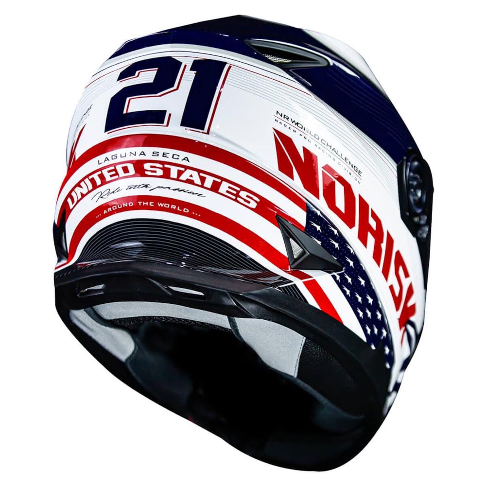 Capacete Norisk Soul FF302 Grand Prix USA