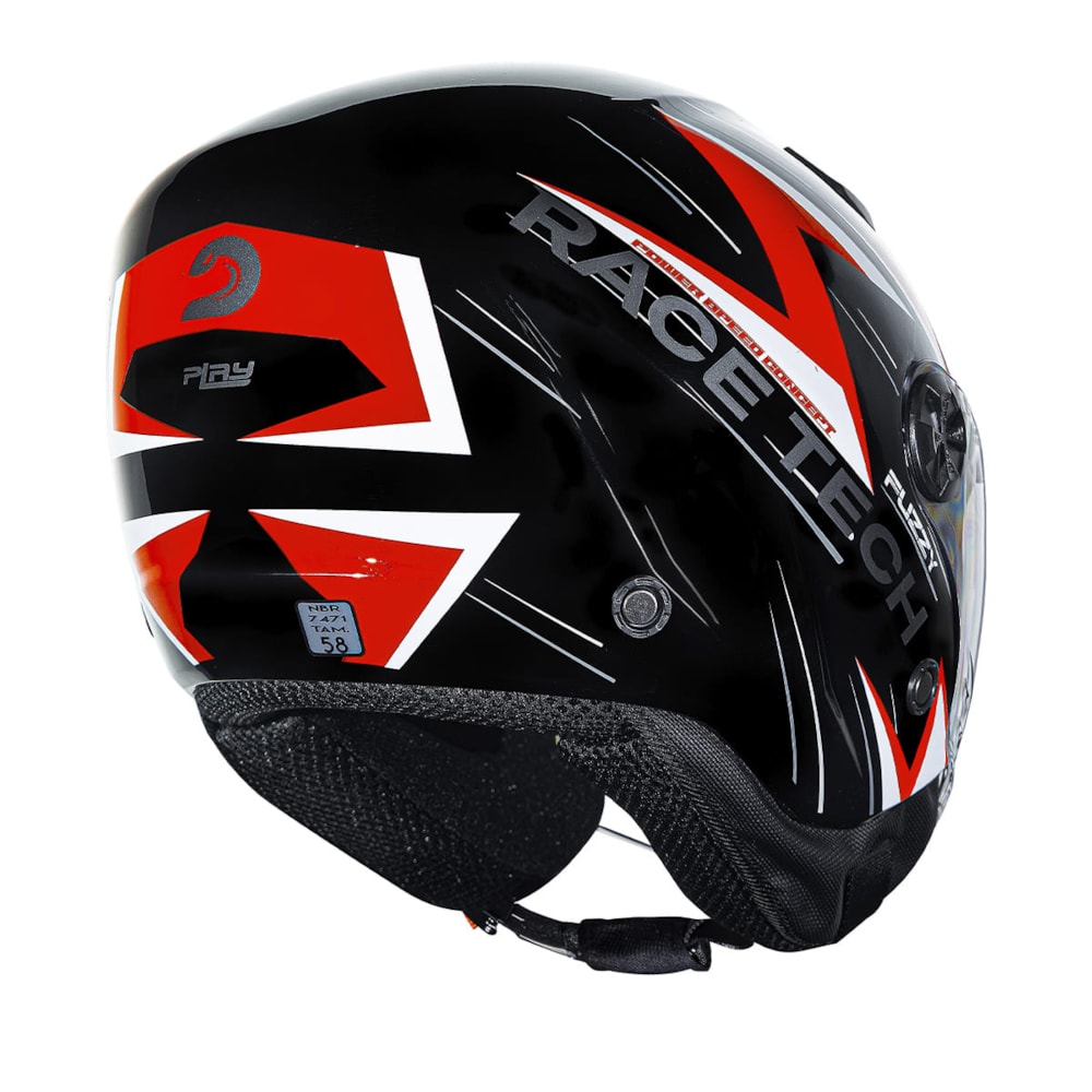 Capacete Race Tech Play Fuzzy