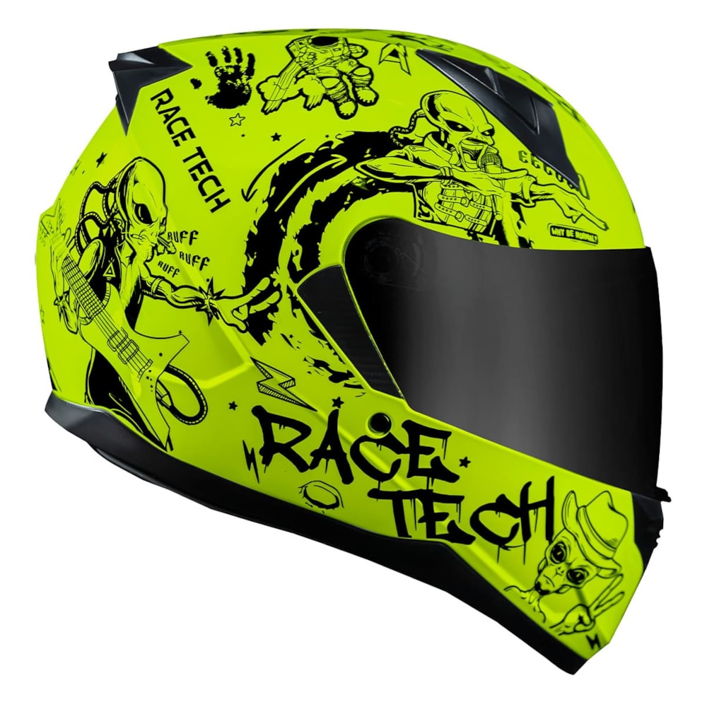 Capacete Race Tech Sector Sky Music