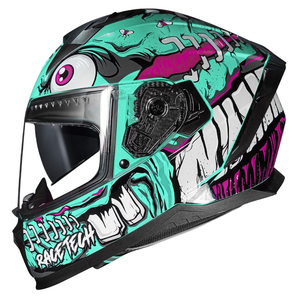 Capacete Race Tech Volt Abstrak