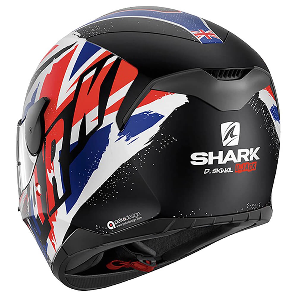 Capacete Shark D-Skwal Ujack Glossy Wbr