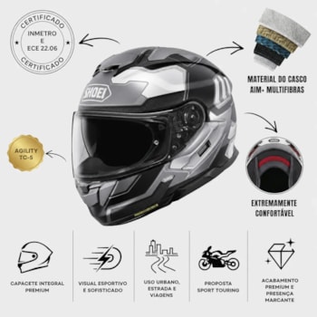 CAPACETE SHOEI GT-AIR 3 AGILITY TC-5