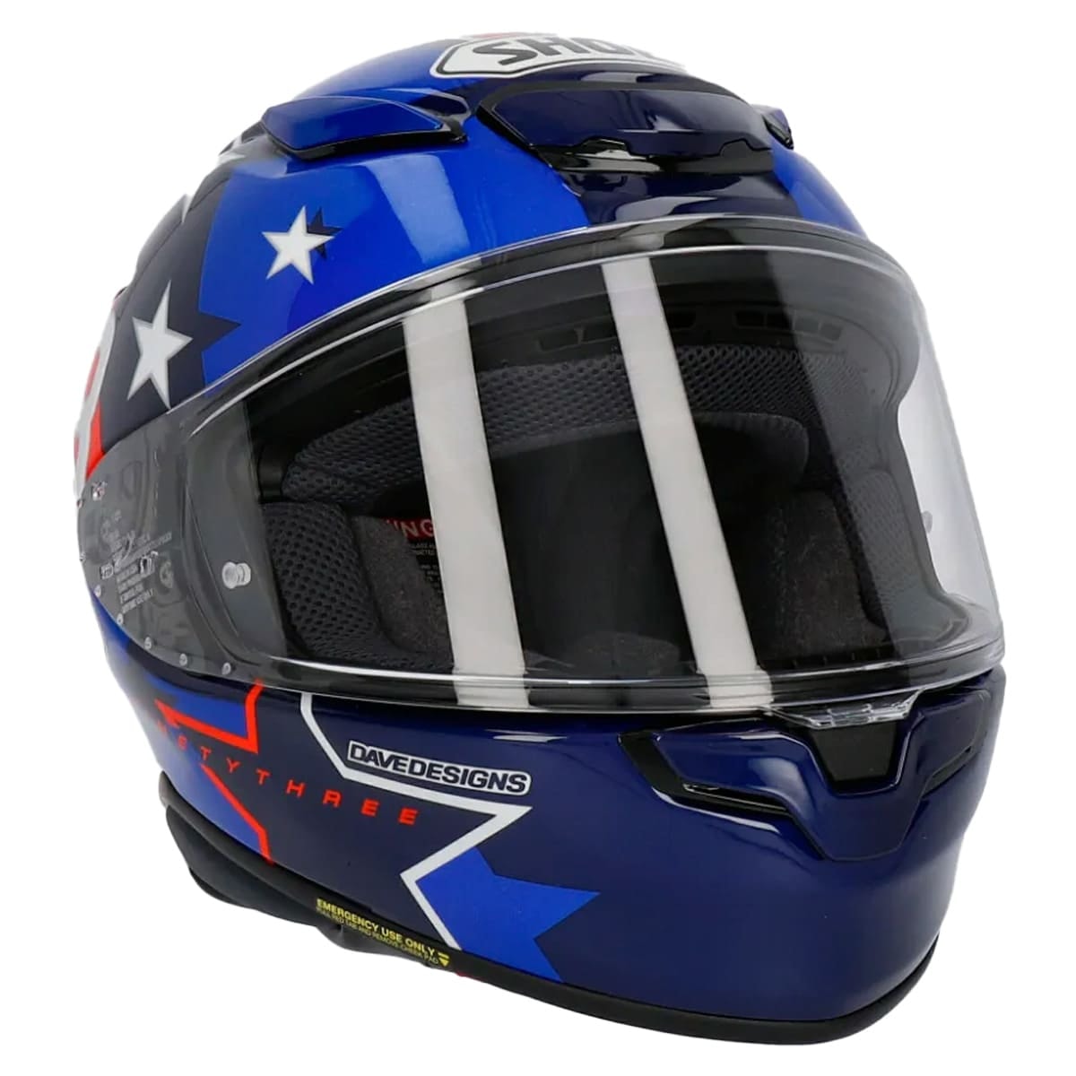 Capacete Shoei NXR 2 Marquez American Spirit TC-10 - Sacramento