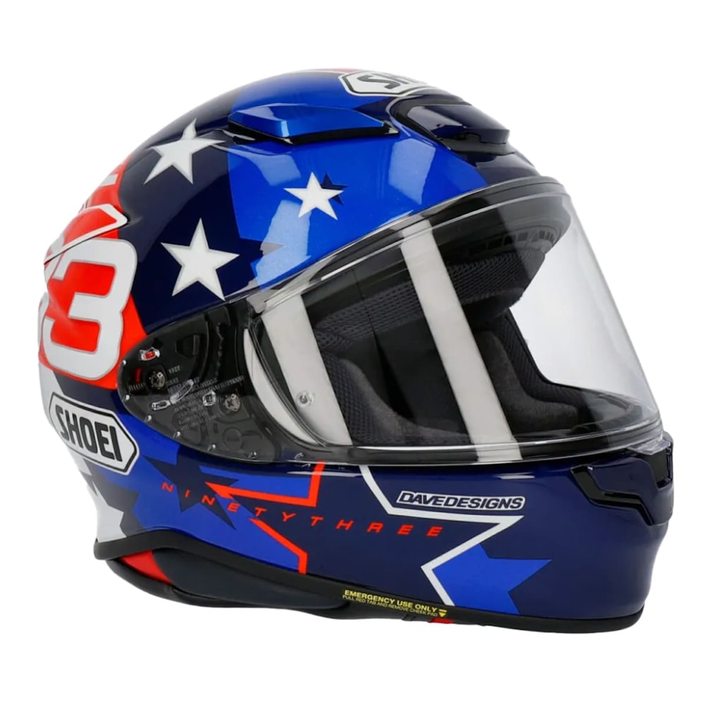 Capacete Shoei NXR 2 Marquez American Spirit TC-10