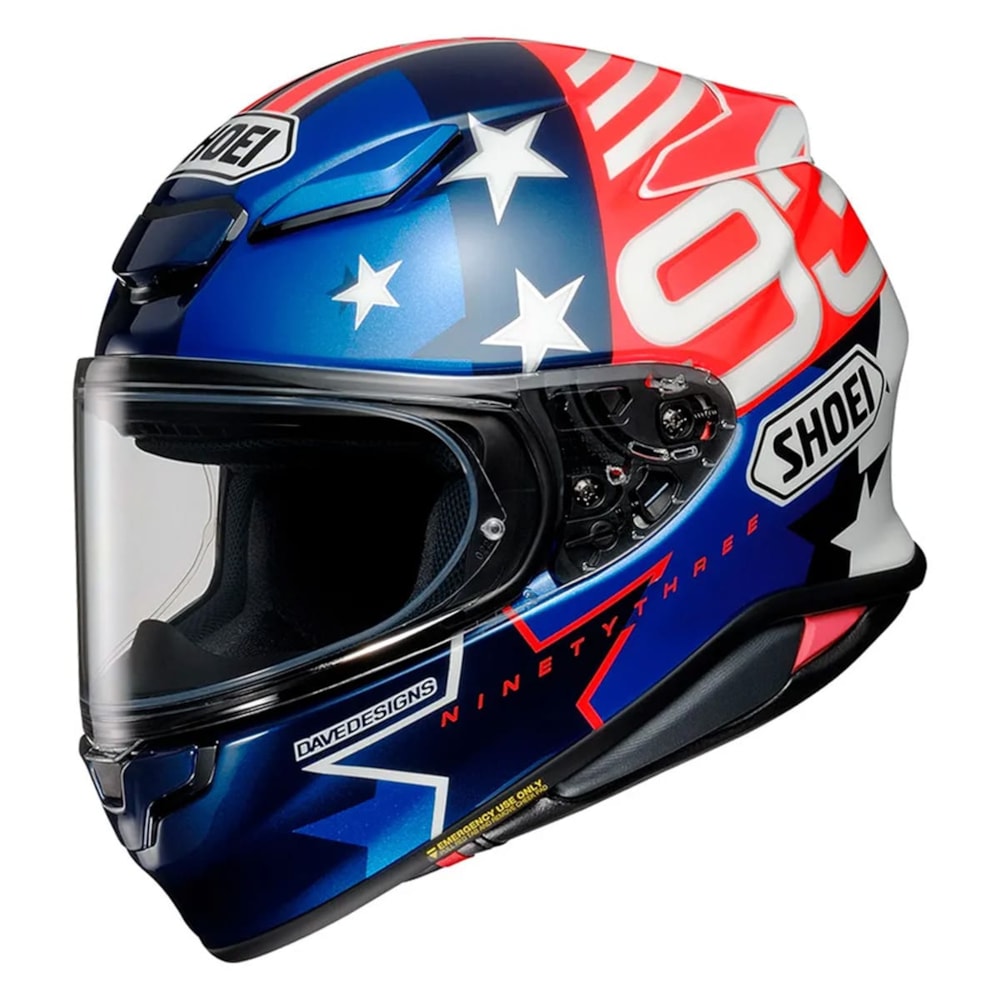 Capacete Shoei NXR 2 Marquez American Spirit TC-10