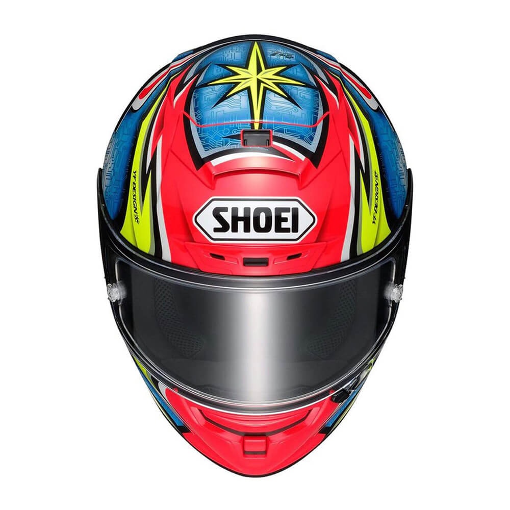 SHOEI ヘルメット　X-Fourteen /DAIJIRO TC-3 Capacete Shoei X-SPR Pro Daijiro TC-3 - Azul/Amarelo - Grid Motors
