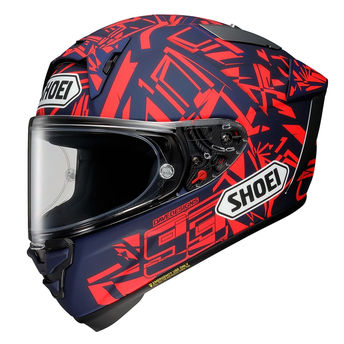 セキュリティ・セーフティ SHOEI X-FIFTEEN MARQUEZ DAZZLE TC-10 Capacete Shoei X-SPR PRO Marquez Dazzle TC-10 - Sacramento