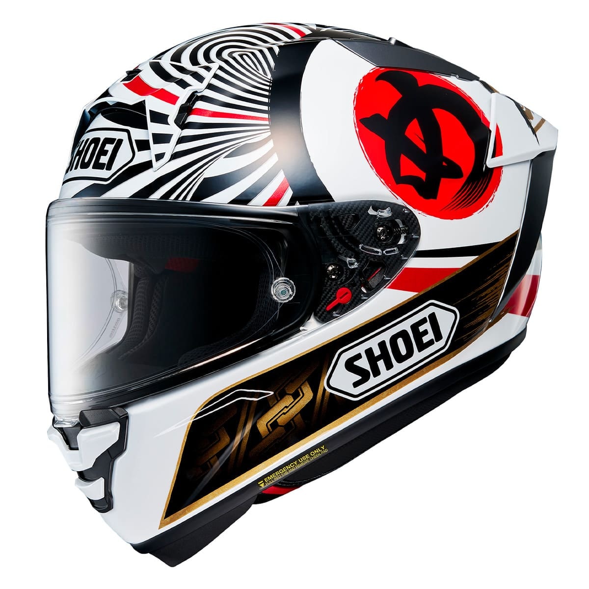 セキュリティ・セーフティ SHOEI X-Fifteen MARQUEZ MOTEGI 4 TC-1 Capacete Shoei X-SPR PRO Marquez Motegi 4 TC-1 - Sacramento
