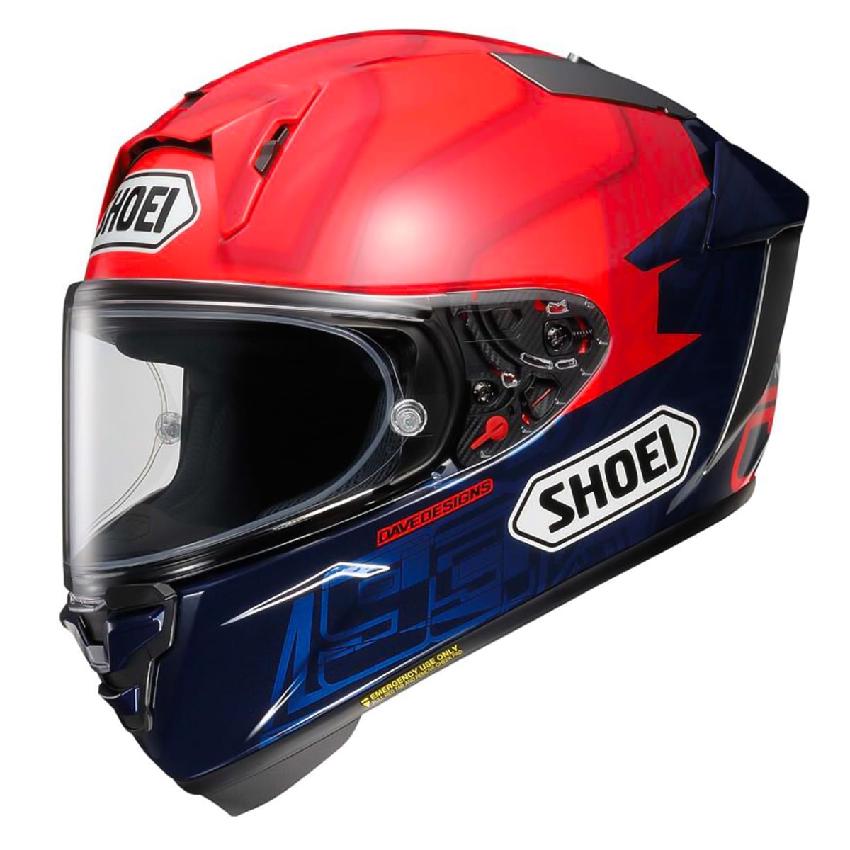 Capacete Shoei X-SPR PRO Marquez7 TC-1 - Sacramento
