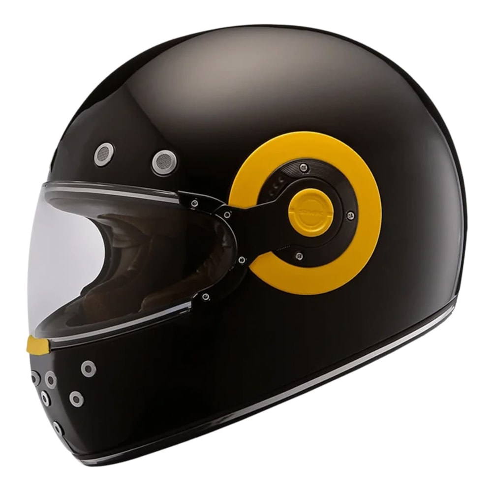 Capacete SMK Retro Black GL240