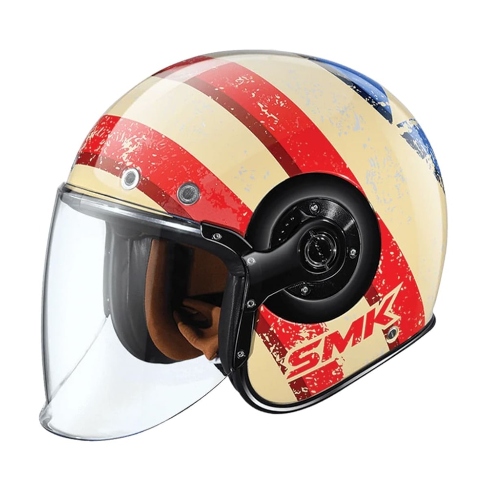 Capacete SMK Retro Jet Pinstripe GL435