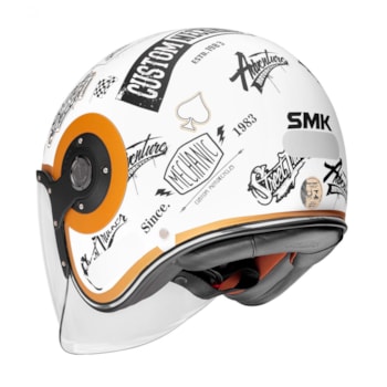 Capacete SMK Retro Jet Tracker Ma124