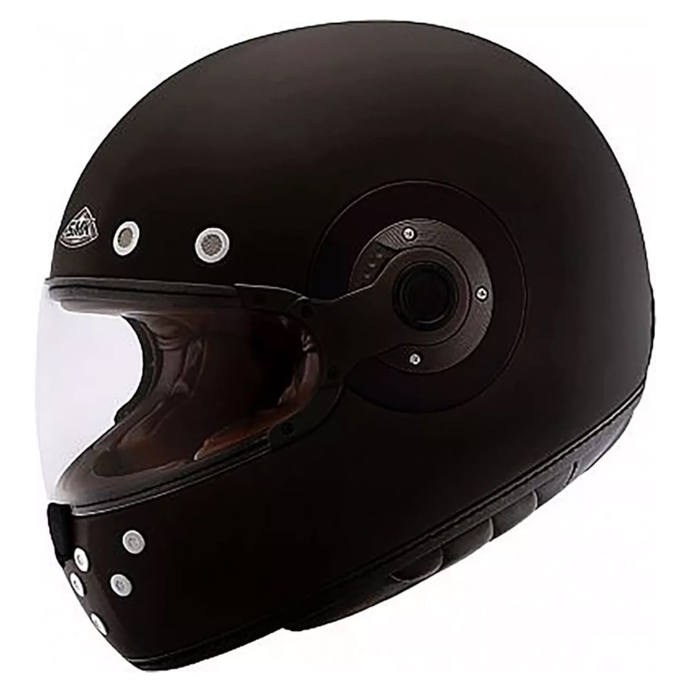 Capacete SMK Retro Matt Black Ma220