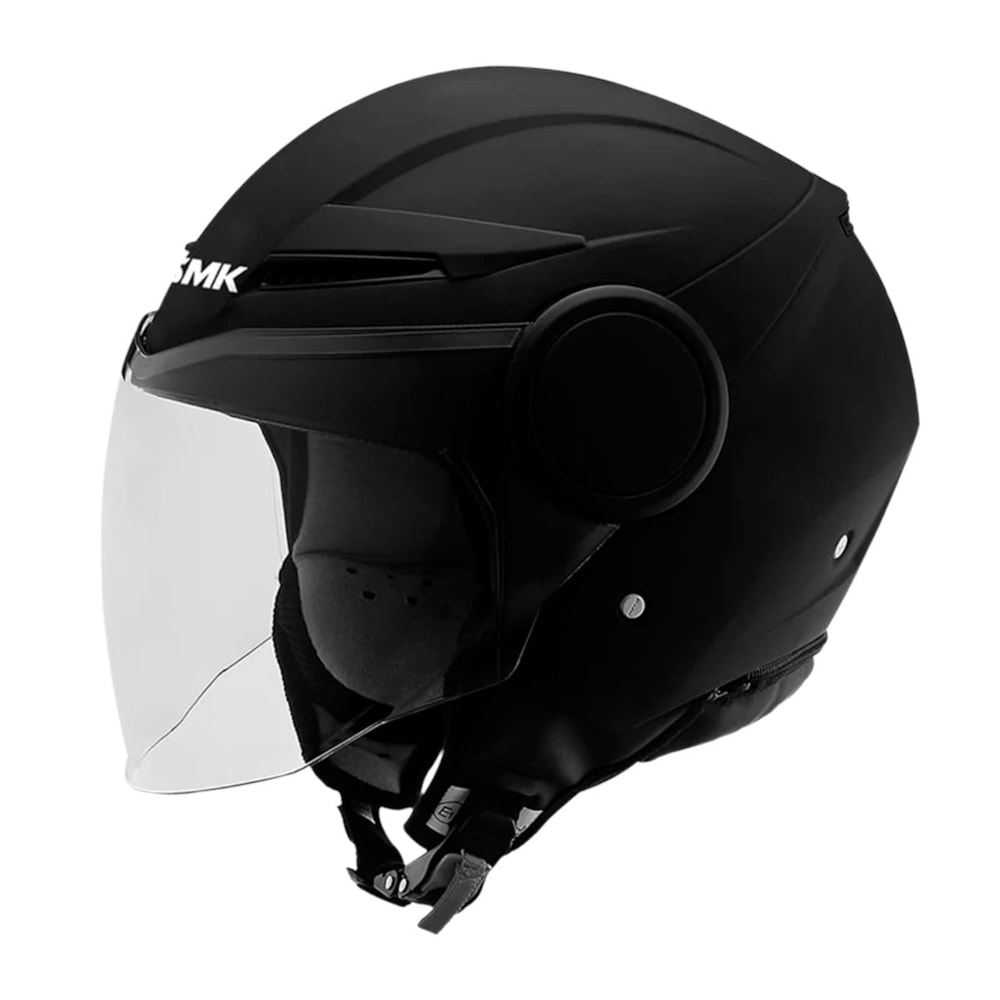 Capacete SMK Streem Matt Black MA200