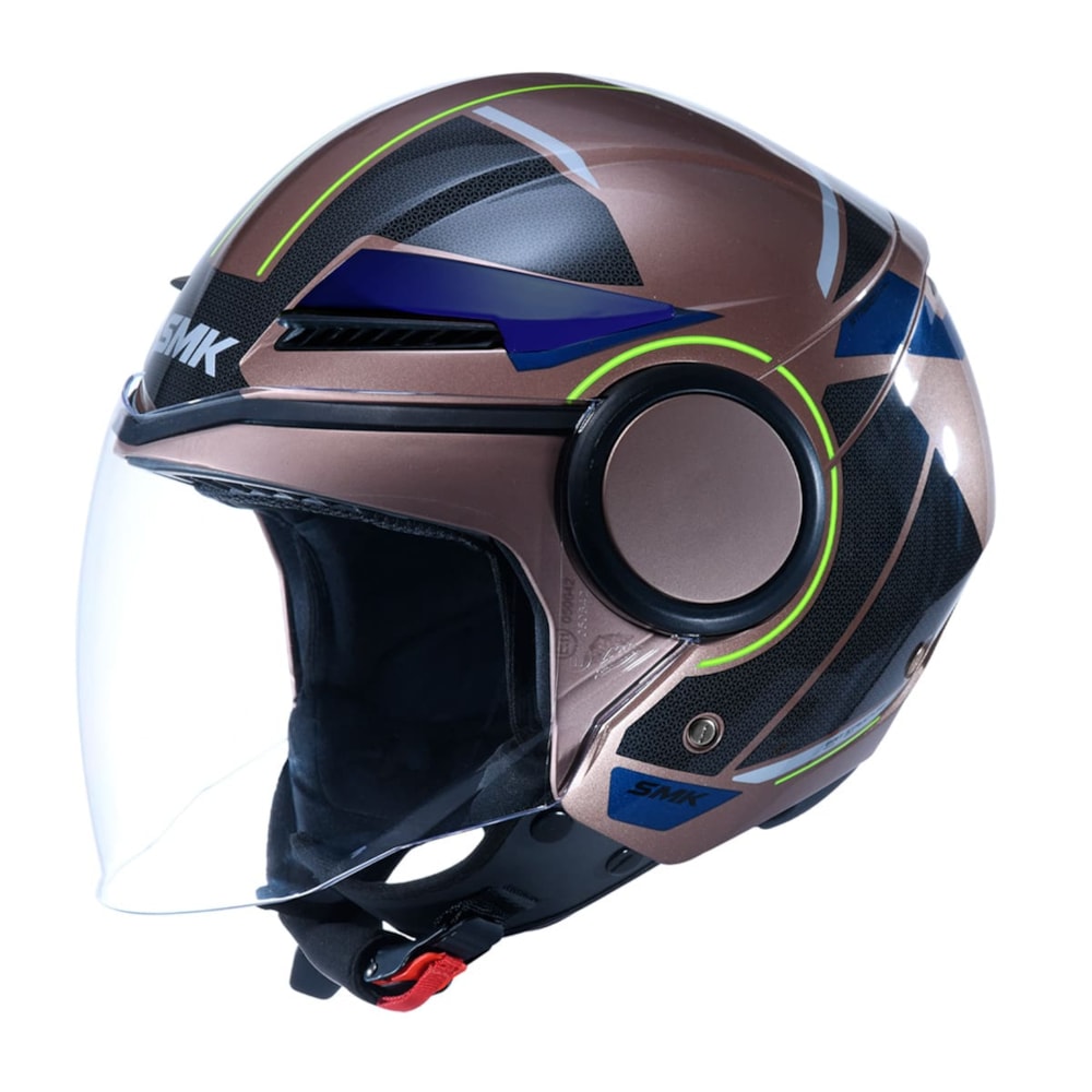 Capacete SMK Streem Streem Brown Black Blue GL725