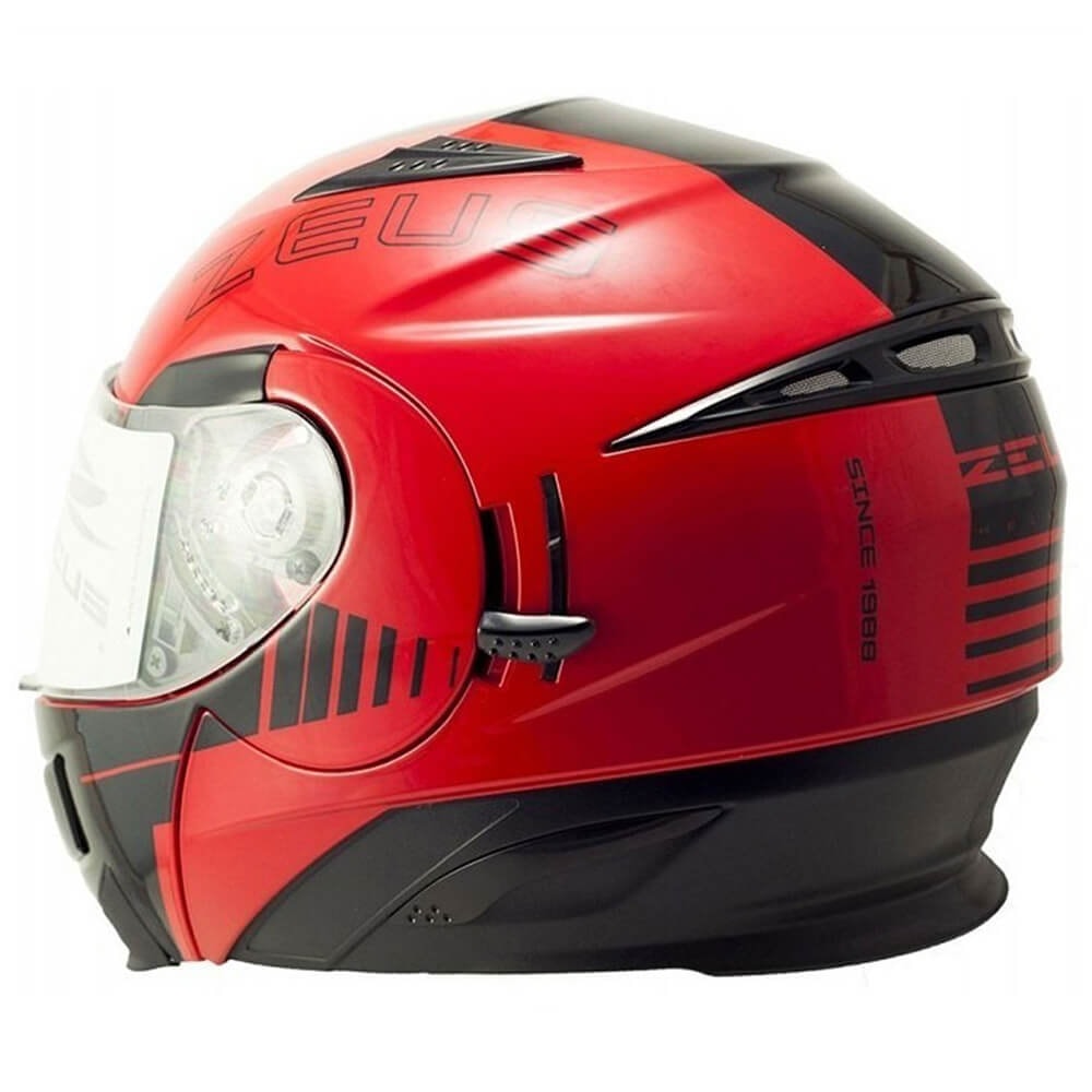 Capacete Zeus 3020 Solid Red/ Ab12 Cruiser - Sacramento