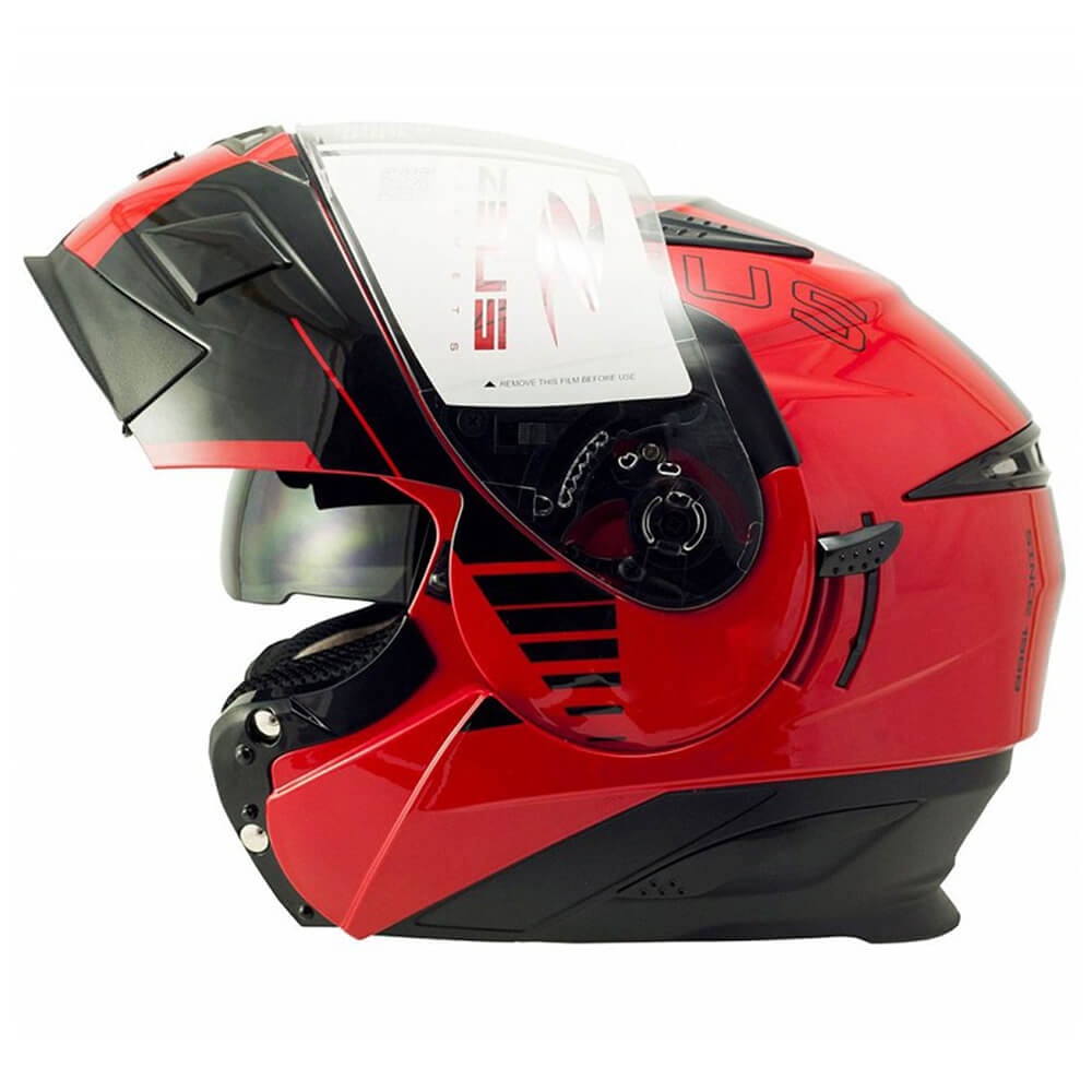 Capacete Zeus 3020 Solid Red/ Ab12 Cruiser - Sacramento