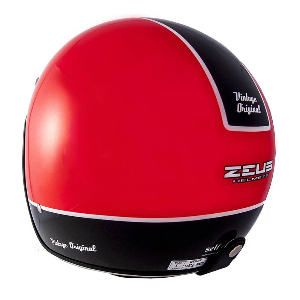 Capacete Zeus 380H Solid Orange/K25 Black