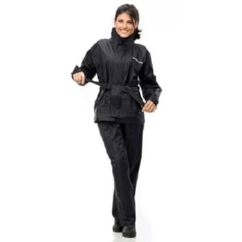 Conjunto Capa de Chuva Pantaneiro Nylon Feminino (1.100)