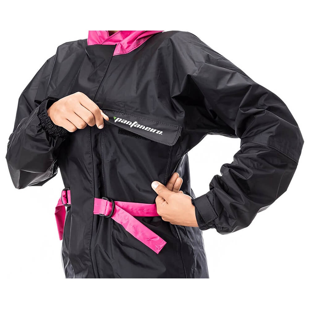 Conjunto Capa de Chuva Pantaneiro Nylon Feminino Luxo (1.900)