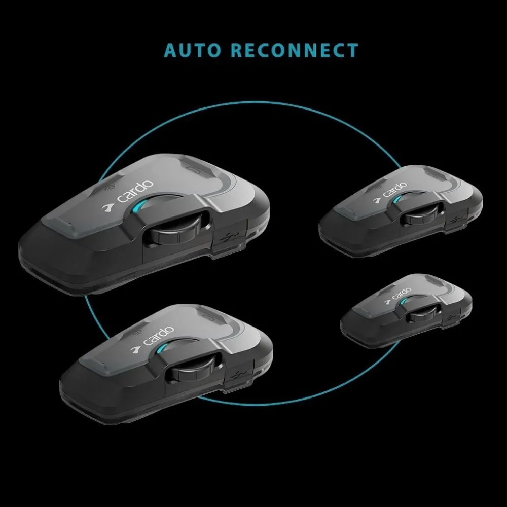 Cardo FREECOM 4+ デュオセット Intercomunicador Cardo Freecom 4x Duo (2 Peças) - Sacramento