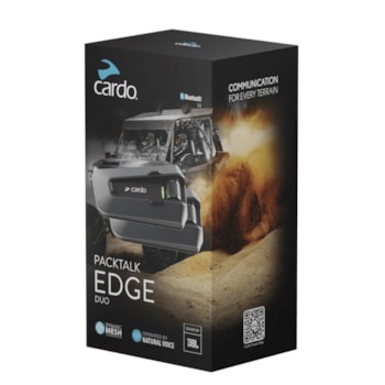 Intercomunicador Cardo Packtalk Edge Duo Off Road (2 Peças)